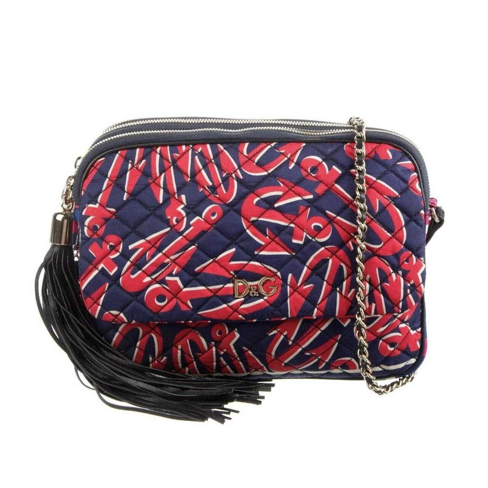 Dolce & Gabbana Lily Galm Crossbody D&g Guilted Convertible‎ Multicolor Bag
